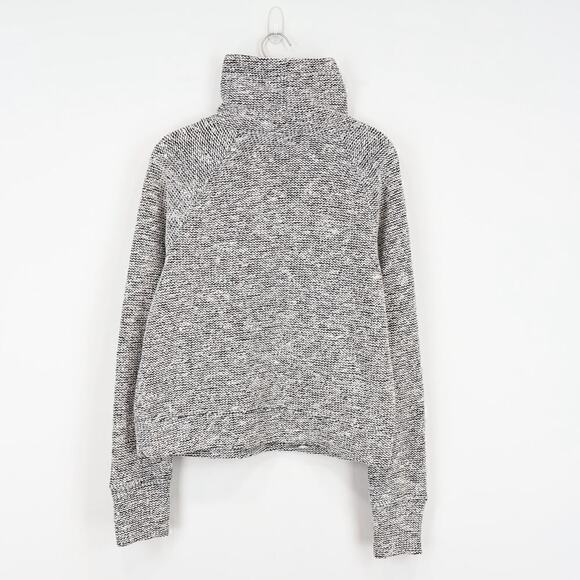 Aerie OFFLINE Snowday Mock Neck Sweatshirt Color True Black Size XS NWT - Picture 8 of 9